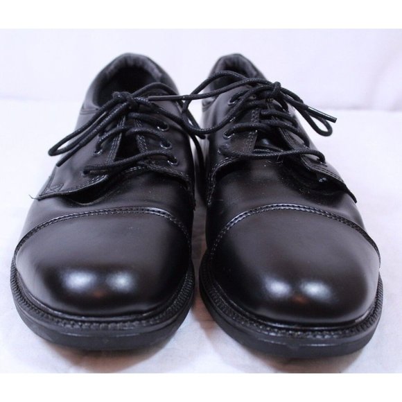 George Size 9.5 M Men's Black Lace Dress Oxford Shoes - Picture 3 of 7